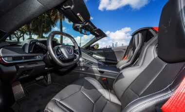 Chevrolet Corvette C8 Red on Black