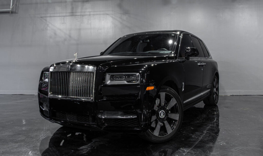 Rolls Royce Cullinan Black on Yellow