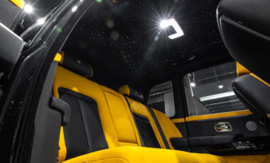 Rolls Royce Cullinan Black on Yellow