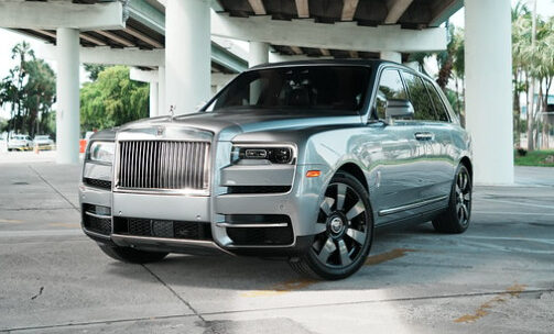 Rolls Royce Cullinan Silver on Black