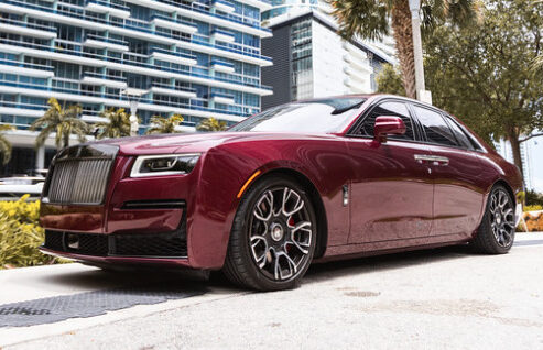 Rolls Royce Ghost Burgundy Red on Red