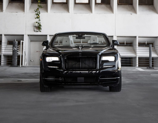 Rolls Royce Dawn Black on White.