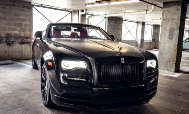 Rolls Royce Dawn Black on Red.