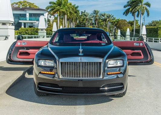 Rolls Royce Wraith Black on Red