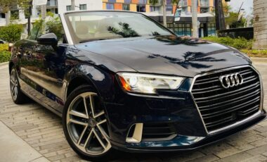 Audi A3 Blue on Brown