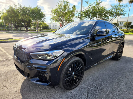 BMW X6M Black on Brown