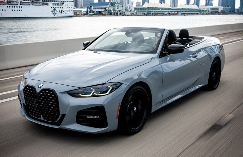 BMW 430iM Brooklyn Grey on Black