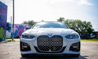 BMW 430iM Brooklyn Grey on Black