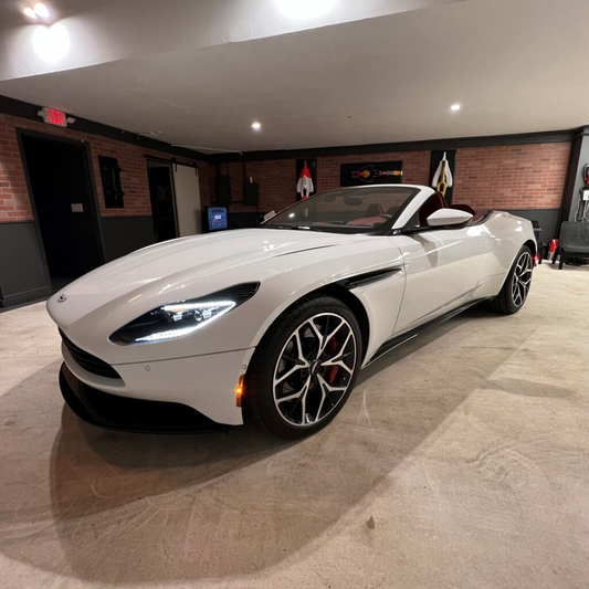 Aston Martin DB11 White on Red