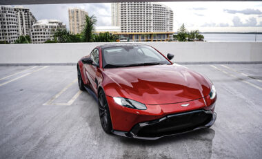 Aston Martin Vantage Red on Black