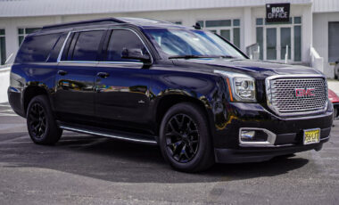 GMC Yukon Bullet Proof Black on White