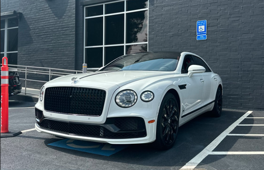 Bentley Spur White on Red
