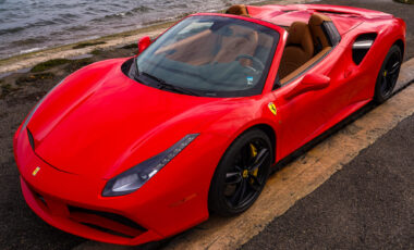 Ferrari 488 Red on Peanut Butter