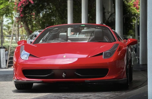 Ferrari 458 Spider Red on Black