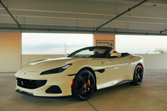 Ferrari Portofino M White on Red