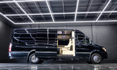 Mercedes Benz Sprinter Black on White