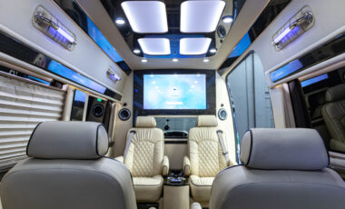 Mercedes Benz Sprinter Black on White
