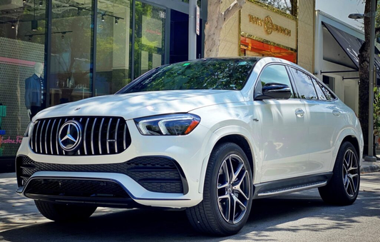 Mercedes GLE 53 AMG White on Black