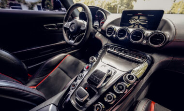 Mercedes Benz AMG GTs Matte Orange on Black