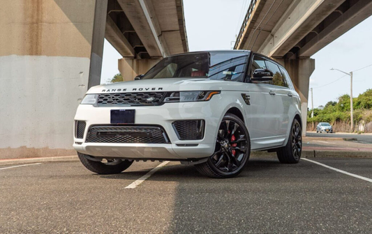 Range Rover Sport White on Red