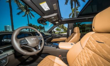 Cadillac Escalade Rentals Black on Peanut Butter