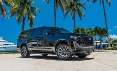 Cadillac Escalade Rentals Black on Peanut Butter