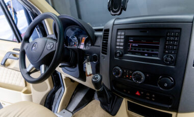 Mercedes Benz Sprinter Black on White